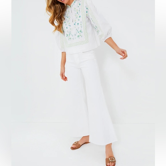 HYACINTH HOUSE Green Embroidery Erin Blouse - Picture 7 of 12